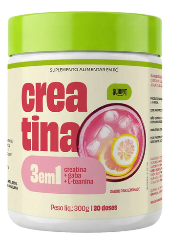 Creatina Monohidratada 300g Soufit- Sabor Pink Lemonade Pink Lemonade