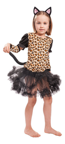 Reneecho Disfraz De Leopardo Para Niñas, Vestido De Animal.