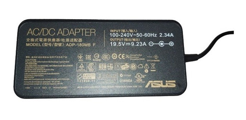 Cargador Original Asus 9.23a Adp-180mb Punta 6.0x3.7 Mm Pin