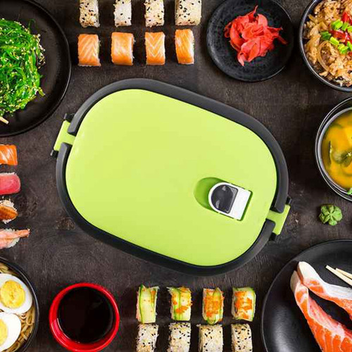 Ch Lonchera Bento De Acero Inoxidable, Lonchera Portátil Y