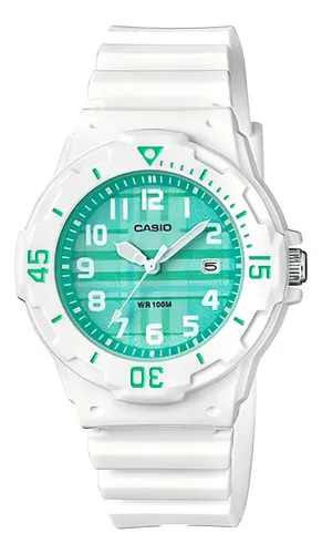 Reloj casio mujer deportivo blanco sale