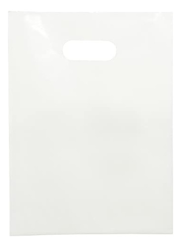 100 White Bags And Bags For Small Business 1.5mil 9 X12...