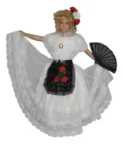 Comprar Vestido Jarocha Niña Regional Típico Disfraz Festival Infantil Bailable Tema Escuela