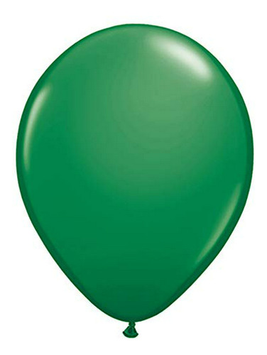 Globos De Látex Verde Qualatex De 16  (50 U)