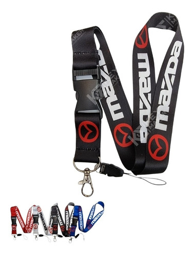 Lanyard Mazda Llavero Para Autos Y Más