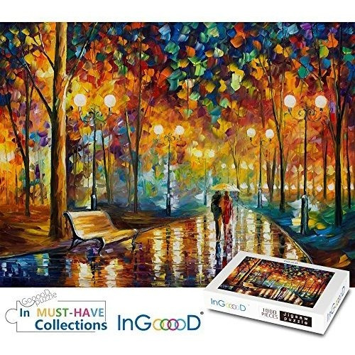 Puzzle De Papel Ingooood Rainy Night Walk 1000 Piezas