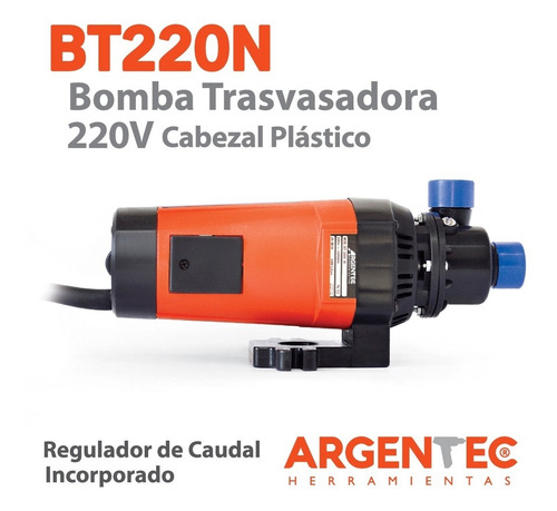Tapa Intermedia Cuerpo Para Bomba Argentec Bt220n Bt12vn