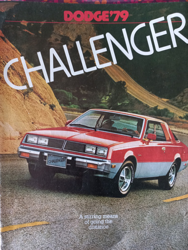 Catalogo Original De Agencia Dodge Challenger 1979 Usa