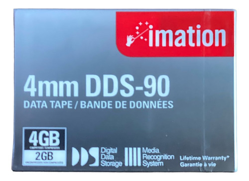 Cinta De Almacenamiento De Datos Imation 4mm Dds-90 4/2gb