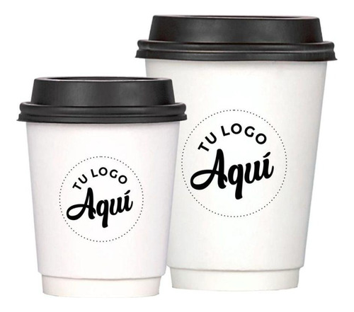 Vaso Polipapel Doble Pared Personalizado 9oz (265cc) X 500u