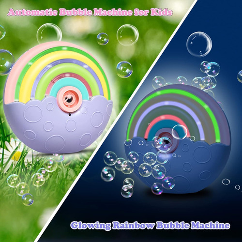 Máquina Automática De Burbujas Para Niños, Sopladora Portáti