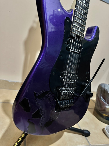 Charvel Pro Mod So-cal Hh Fr Ébano Diestro Deep Purple Metallic Ébano (Usado)