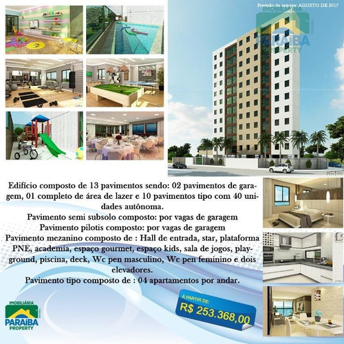 Imagem 1 de 14 de Apartamento Residencial À Venda, Intermares, Cabedelo. - Ap0493