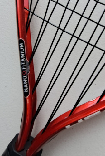 Set De Dos Raquetas De Racketbol Wilson Y Head Con Pelotas Lila/negro 3 5/8 (Usado)
