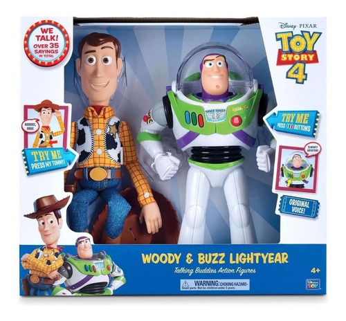 Amigos Interactivos Toy Story Woody Y Buzz Lightyear Orig!!