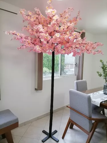 Árbol De Flor De Cerezo Artificial (japonés)*rosa Y *blanco