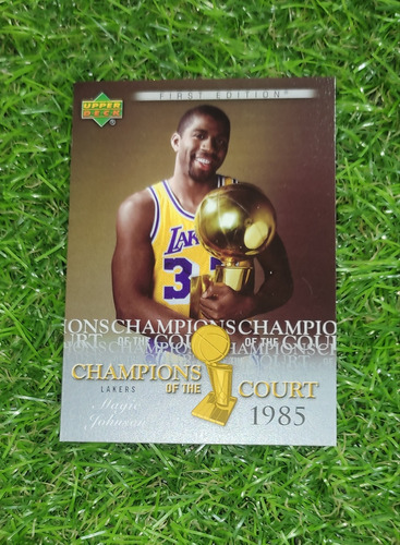 Cv Magic Johnson Upper Deck Champions Of The Court 1985