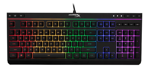 Hyperx Alloy Core Rgb - Teclado De Juego De Membrana, Cómoda