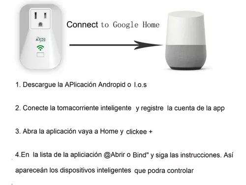 Toma Corriente Inteligente Wi-fi, Alexa, Google Home, Smart