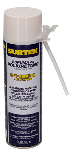 Espuma De Poliuretano 500 Ml Uso General