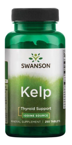 Swanson Kelp 225mcg 250tab Yodo Max Absorcion Envio Gratis