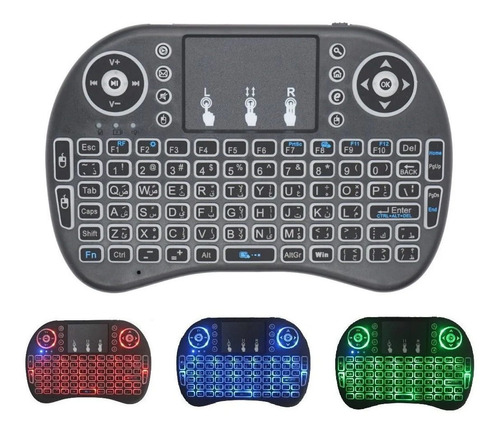 Mini Teclado Inalámbrico Ratón Touchpad Android Tv Xbox Pc