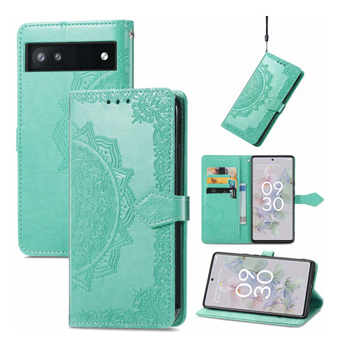 Funda Con Tapa Tipo Billetera Sd60 Para Google Pixel 6a