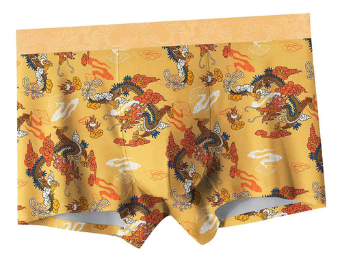 Calzoncillos Con Estampado De Dragones Para Hombre: Ropa