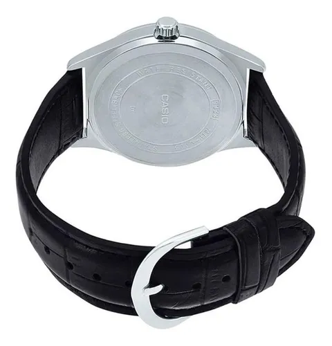 Reloj pulsera Casio Enticer MTP-V001 de cuerpo color plateado