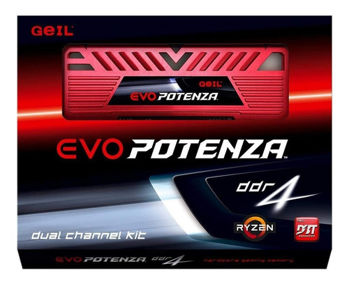 Imagem 2 de 2 de Kit Dual Channel Geil Evo Potenza Amd De 16gb (2x8gb)3000mhz