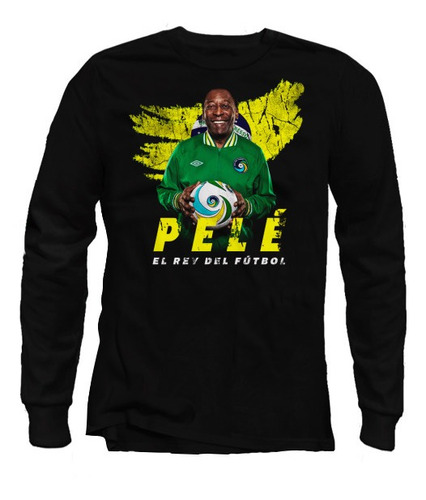 Playeras Pelé El Rey Fútbol Ml Full Color-9 Modelos Aquí