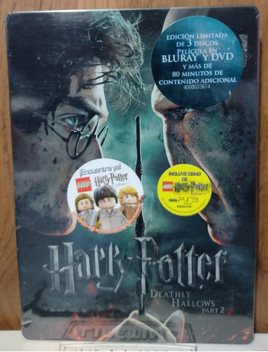 Harry Potter Las Reliquias De La Muerte 2 Blu Ray Steelbook 
