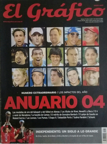 El Grafico 4334. Anuario 2004, Independiente 100 Años 