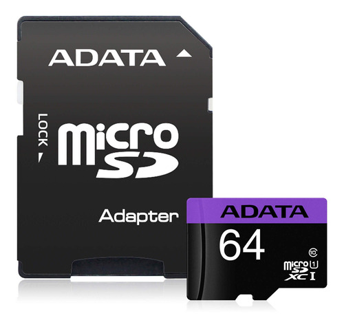 Memoria Micro Sdhc/sdxc Adata Premier 64gb C10 Uhs-i