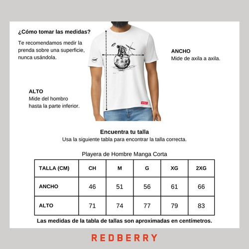 Playera Nasa Luna Hombre