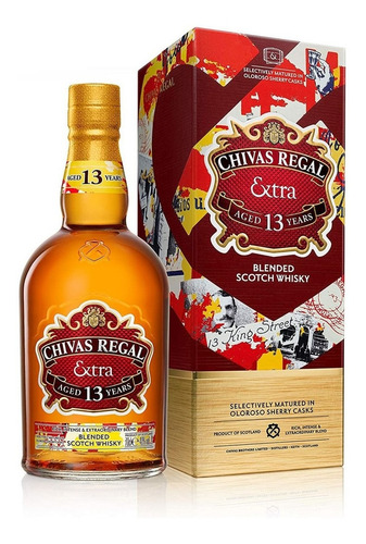 Whisky Chivas Regal 13 Años, 1 Lt.