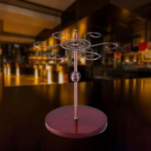 Soporte Para Copas De Vino Colgador De Plano 6 Ganchos