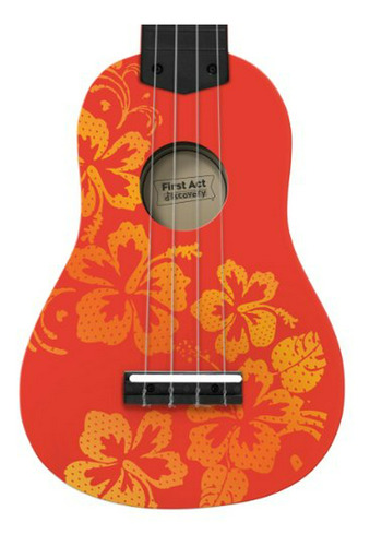 Guitarra Mini Flores Hawaianas