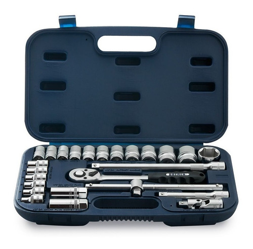 Set Herramientas Llaves Tubo 25 Piezas  Enc 1/2 Bremen® 3894