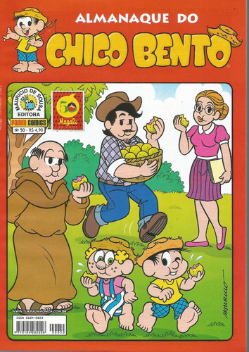 Almanaque Chico Bento N° 50 - 84 Páginas - Em Português - Editora Panini - Formato 13,5 X 19 - Capa Mole - 2015 - Bonellihq Cx250 D23
