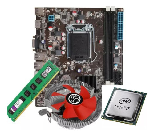 Kit Upgrade Placa Mãe H61 + Intel Core I5 3.6ghz + 8gb Ram