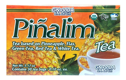 (16 Piezas) Té Pinalim (30 Sobres) Gn+vida