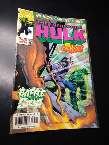 The Incredible Hulk #458 Marvel Comics En Ingles Peter David