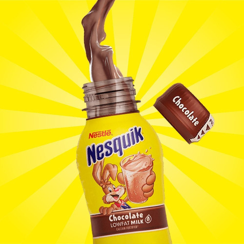 Imagen 6 de 6 de Nesquik Chocolate En Polvo, Sin Azúcar Añadido, De 16 Onzas