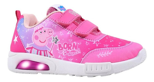 Zapatillas Footy Paw Patrol Con Luces Luz Led Abrojo Peppa