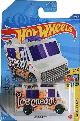 Hot Wheels Camion De Helados Quick Bite Art Cars 