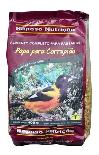 RAÇÃO MUDA CERTA 400G - Lojão do Papa Capim