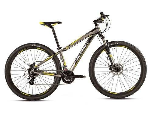 Mountain bike Alubike MTB SLT DF  2018 R29 M 24v freno disco mecánico color gris/amarillo