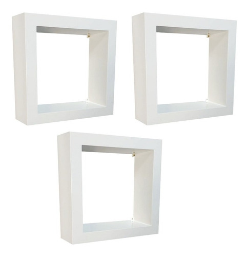 Imagem 1 de 4 de Kit 3 Nicho Decorativo 30x30 Sala Cozinha Banheiro Parede