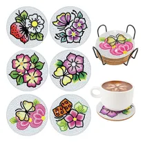 Comprar 6 Posavasos De Diamantes De Imitación Bebidas Diy Sopo..